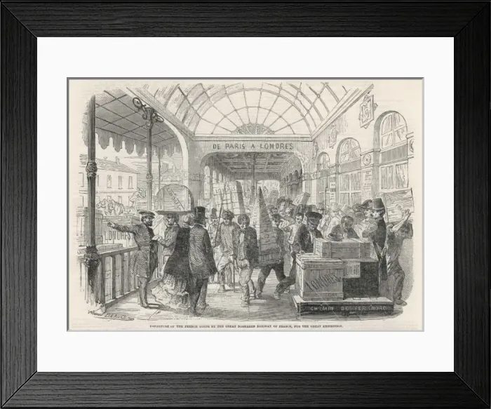 Framed Print : 1851  /  SETTING UP