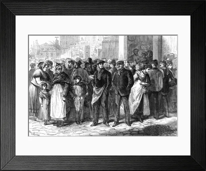 Framed Print : Paris Street / Pelcoq / Iln Framed Print : Paris Street / Pelcoq / Iln