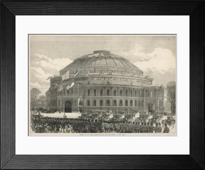 Framed Print : Albert Hall / Iln / Opened Framed Print : Albert Hall / Iln / Opened