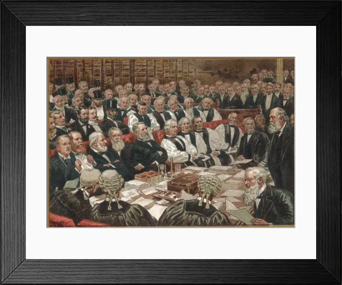 Framed Print : House of Lords / 1860 Framed Print : House of Lords / 1860