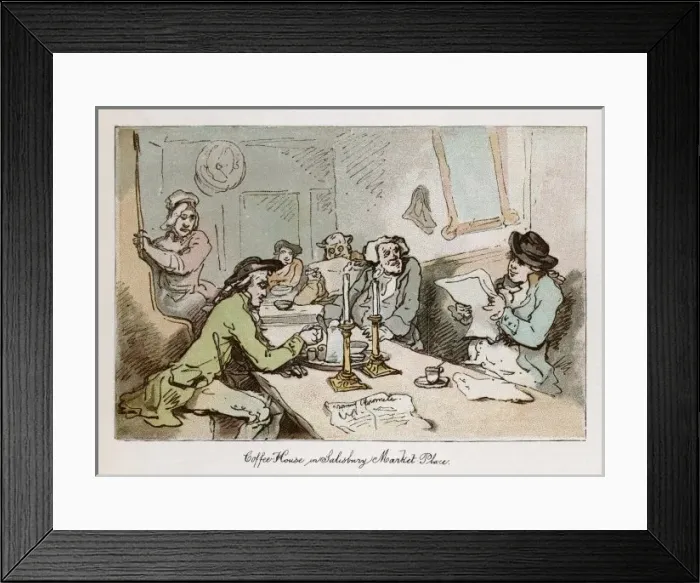Framed Print : Salisbury Coffee House