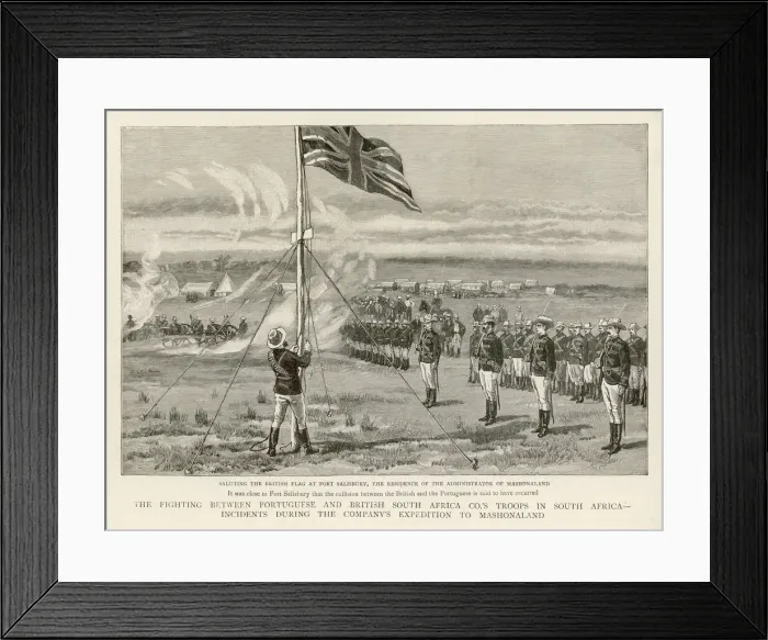 Framed Print : British at Harare Framed Print : British at Harare