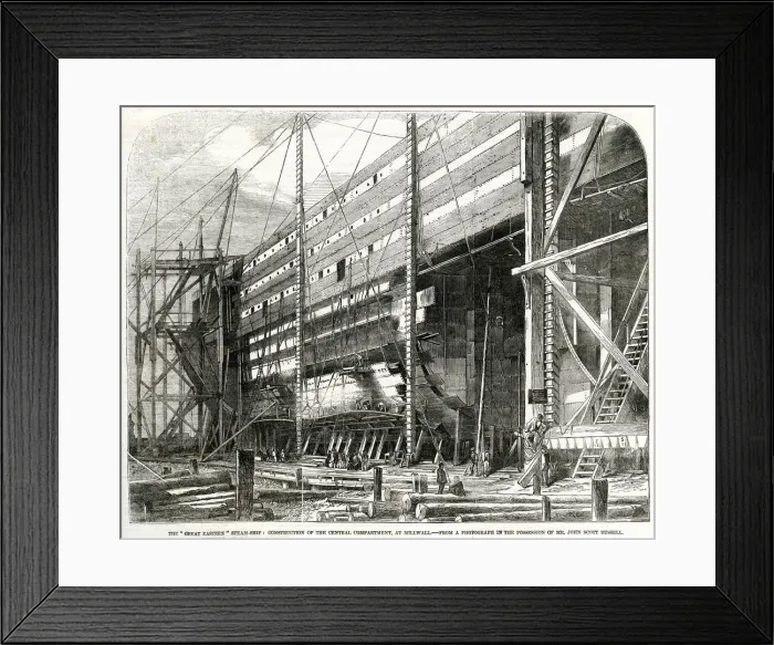 Framed Print : GREAT EASTERN CONSTRUCT