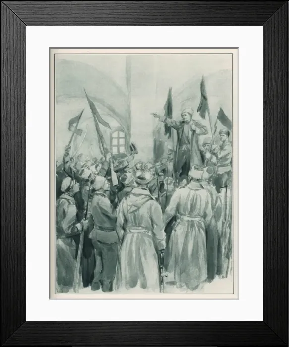 Framed Print : Russia / 1917 Soldiers Framed Print : Russia / 1917 Soldiers