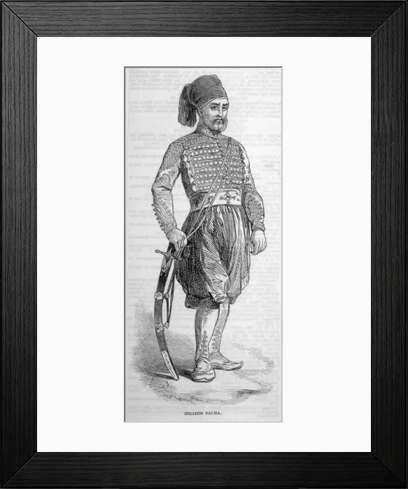Framed Print : Ibrahim Pasha [Full-L. ]