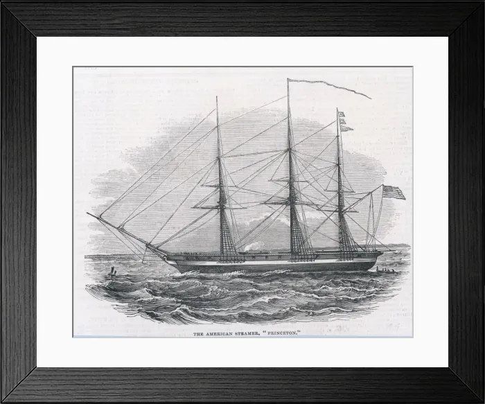 Framed Print : PRINCETON SHIP Framed Print : PRINCETON SHIP