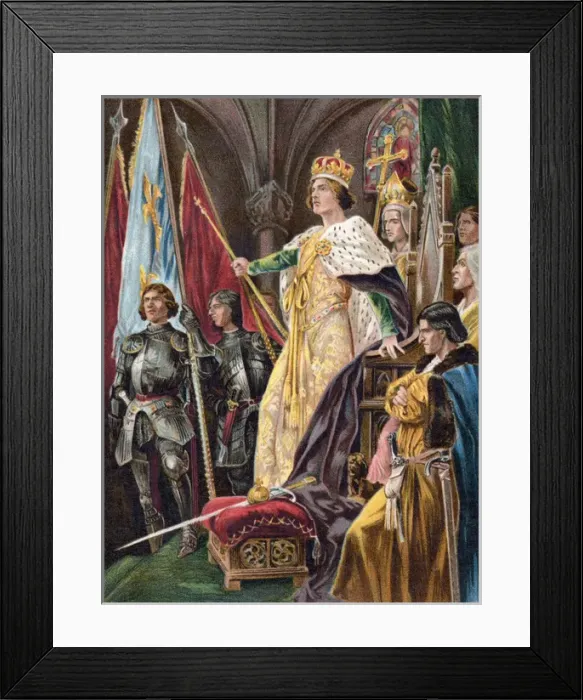 Framed Print : Edward IV Crowned Framed Print : Edward IV Crowned