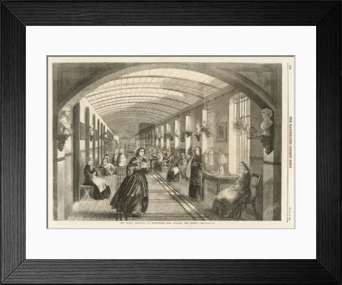 Framed Print : Bedlam / Womans Gallery Framed Print : Bedlam / Womans Gallery