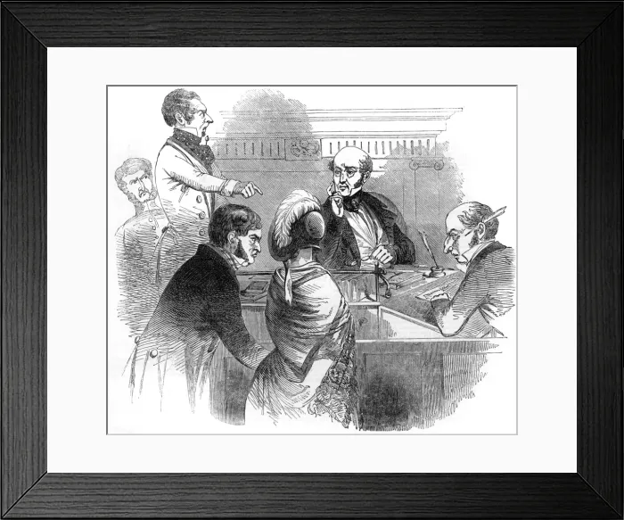 Framed Print : Law  /  Court Scenes