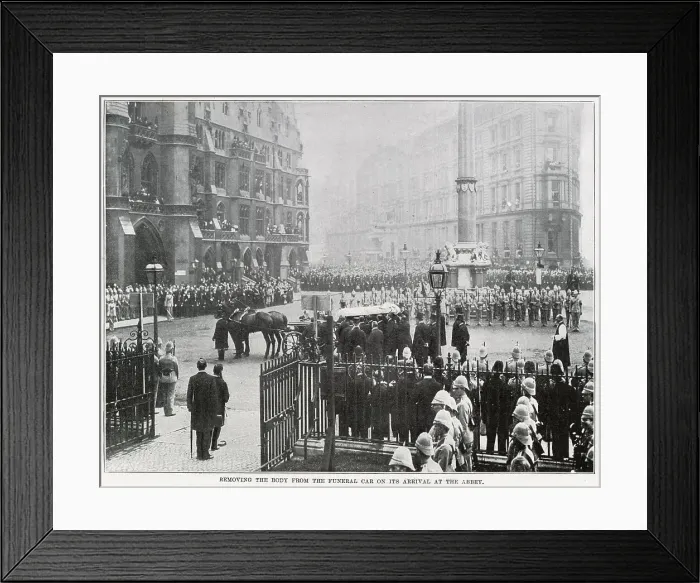 Framed Print : GLADSTONE'S FUNERAL 1898 Framed Print : GLADSTONE'S FUNERAL 1898
