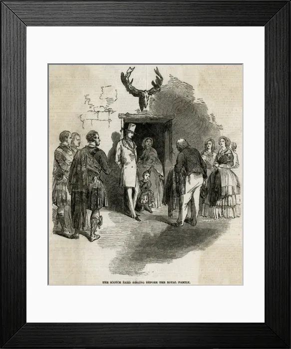 Framed Print : Victoria & Scotch Bard