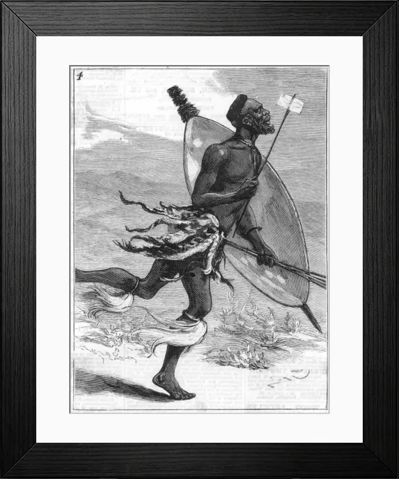 Framed Print : Zulu & Cleft Stick