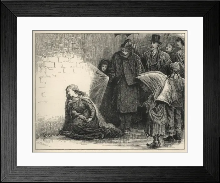 Framed Print : Down and Out Framed Print : Down and Out