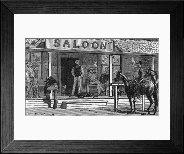 Framed Print : Saloon, Dodge City Framed Print : Saloon, Dodge City