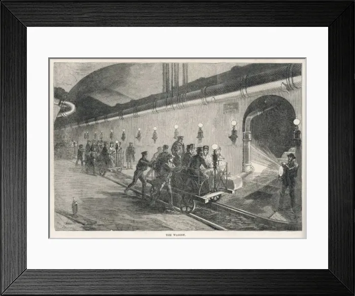 Framed Print : Paris Sewer Visit