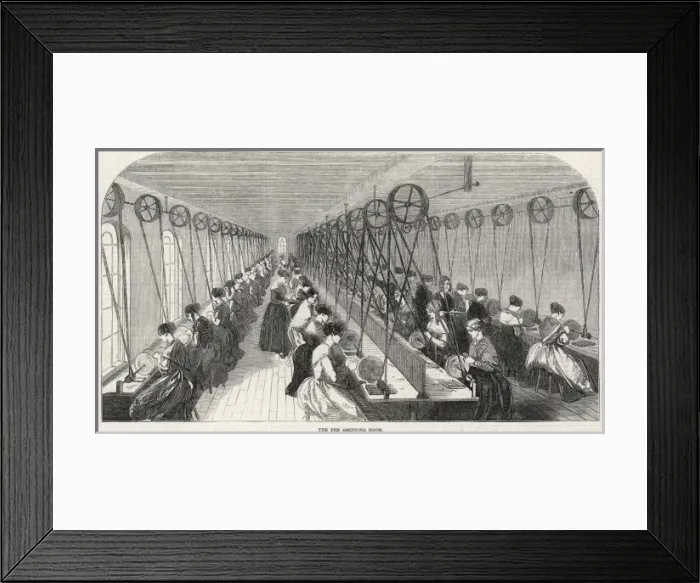 Framed Print : Industry / Pen Manufacture Framed Print : Industry / Pen Manufacture