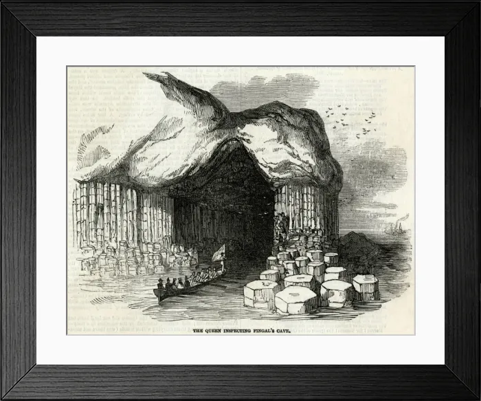 Framed Print : Victoria  /  Fingals Cave