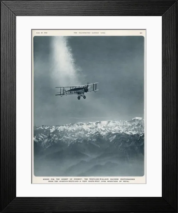 Framed Print : Nepal / Everest April 1933 Framed Print : Nepal / Everest April 1933