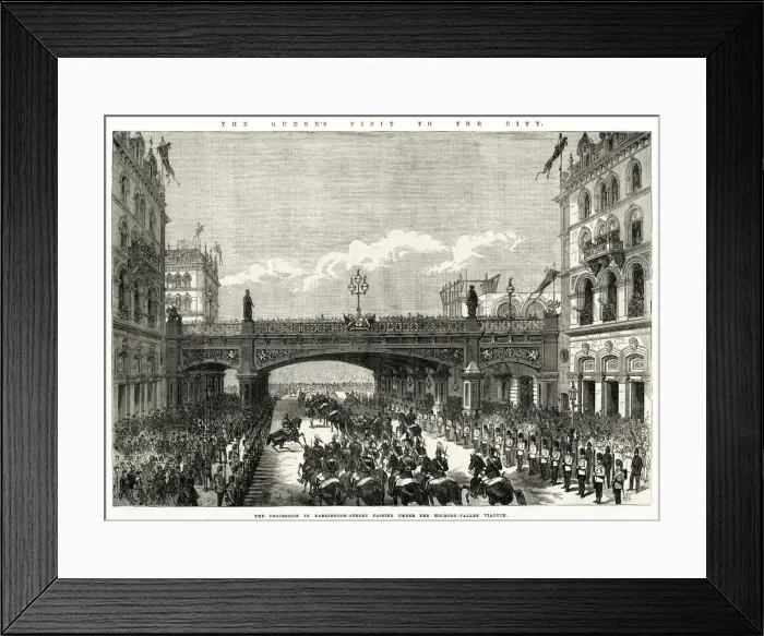 Framed Print : Holborn, London 1869 Framed Print : Holborn, London 1869