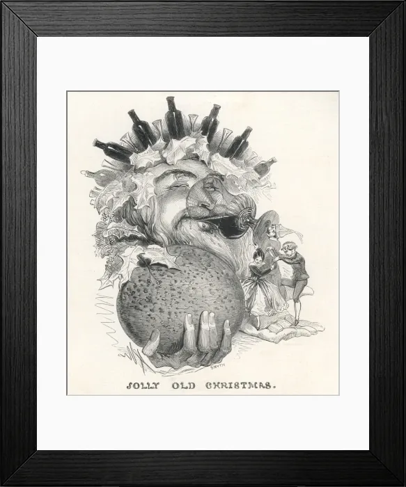 Framed Print : Jolly Old Christmas