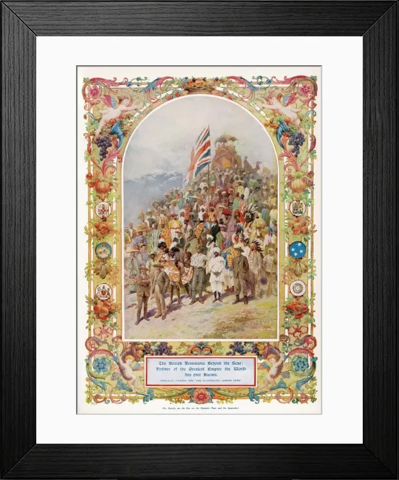 Framed Print : The British Empire Framed Print : The British Empire