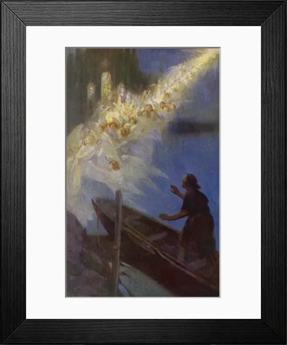 Framed Print : Edric & St Peter
