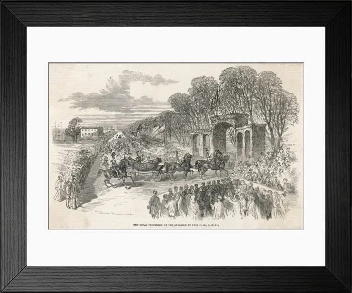 Framed Print : Victoria in Salford 1851