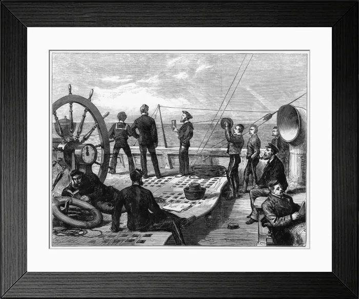 Framed Print : Reading the Log - 3 Framed Print : Reading the Log - 3