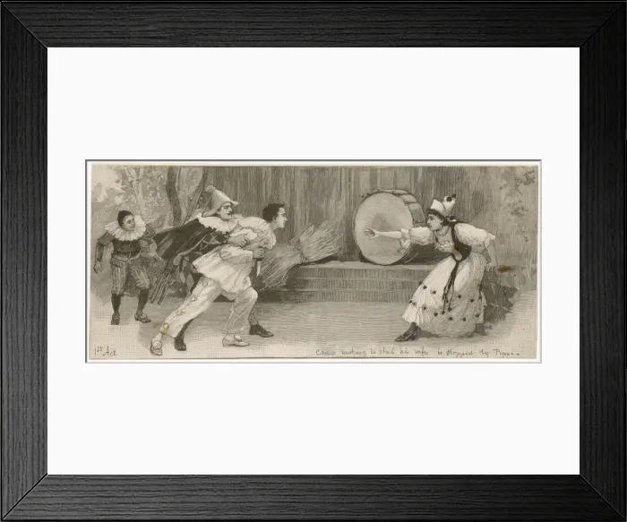 Framed Print : Leoncavallo  /  I Pagliacci