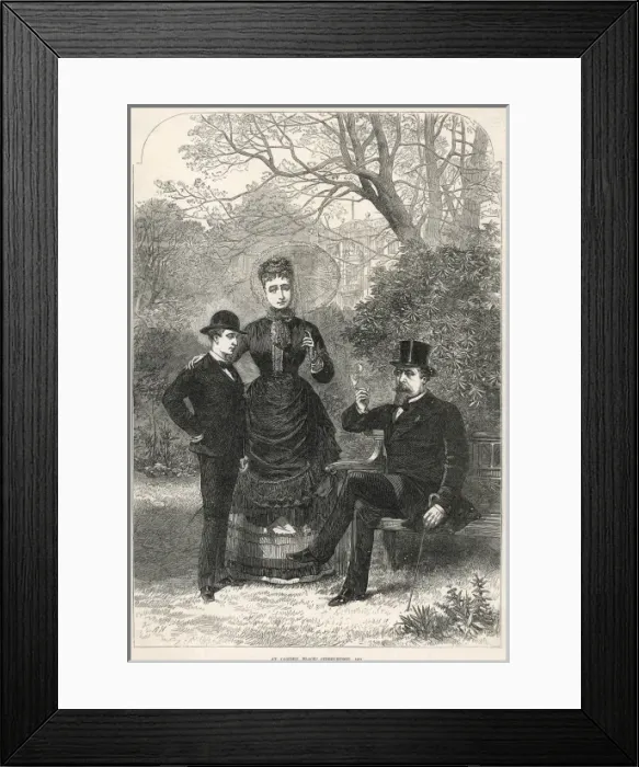 Framed Print : Napoleon III & Family Framed Print : Napoleon III & Family