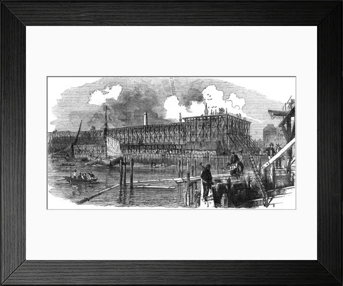 Framed Print : Rebuilding of Houses of Parliament Framed Print : Rebuilding of Houses of Parliament