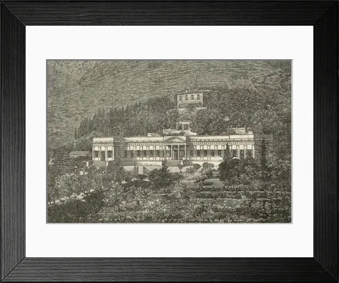 Framed Print : Napoleons Villa, Elba