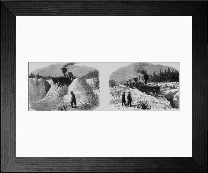 Framed Print : Canada / Grand Trunk Rail Framed Print : Canada / Grand Trunk Rail