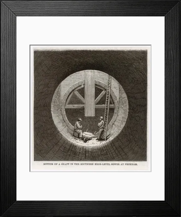 Framed Print : Drainage / Peckham Sewer Framed Print : Drainage / Peckham Sewer
