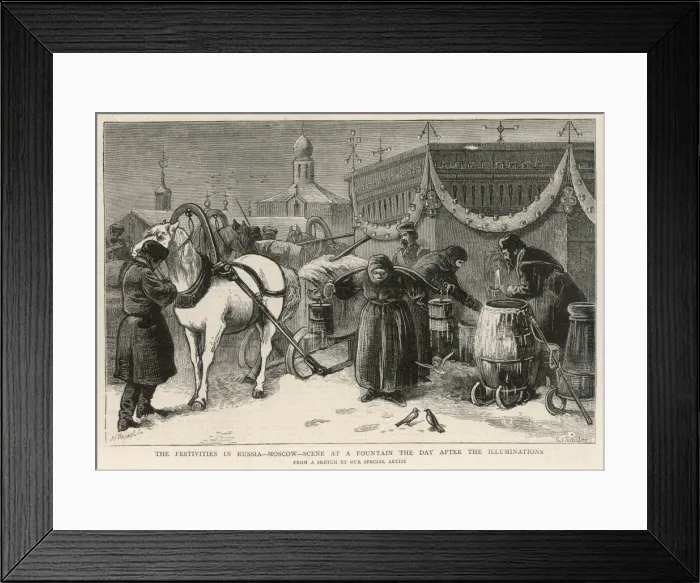 Framed Print : Social  /  Moscow Winter