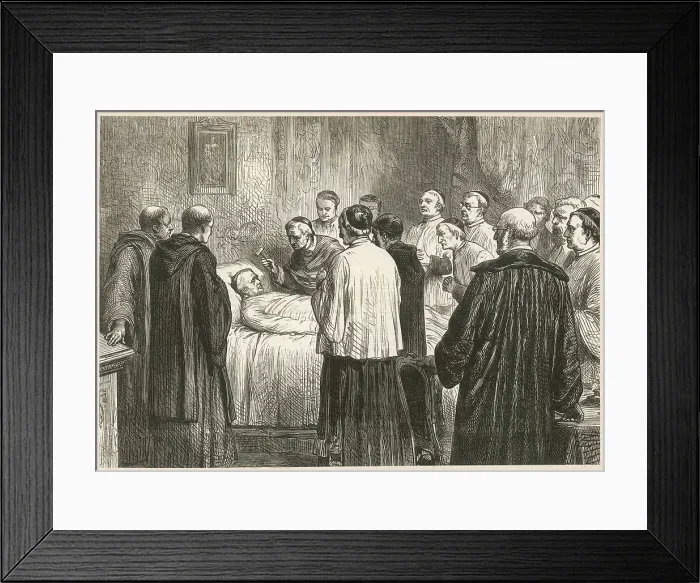 Framed Print : Pius Ix Dead Religion Christianity Catholicism
