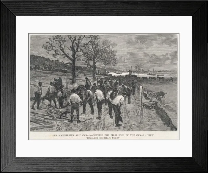 Framed Print : Manchester Ship Canal Framed Print : Manchester Ship Canal