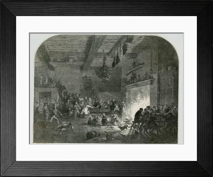 Framed Print : Mummers in Devon