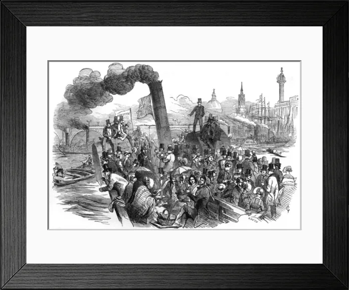 Framed Print : Thames River Steamer