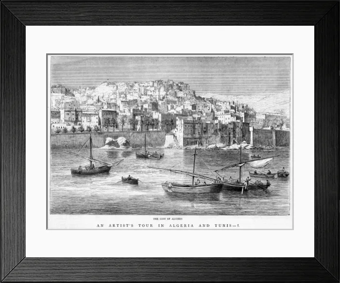 Framed Print : Algeria Algiers Framed Print : Algeria Algiers