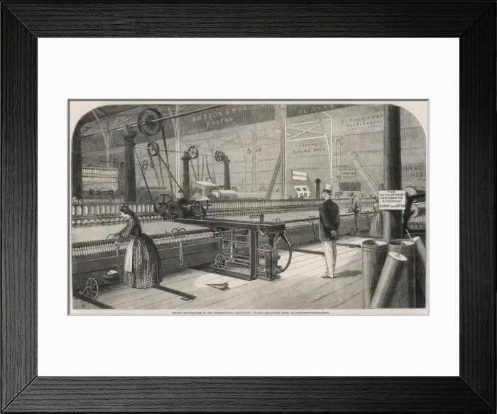 Framed Print : Platts Spinning Machine Framed Print : Platts Spinning Machine