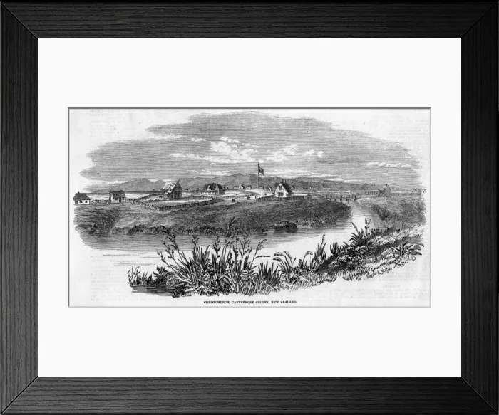 Framed Print : New Zealand Christchurch