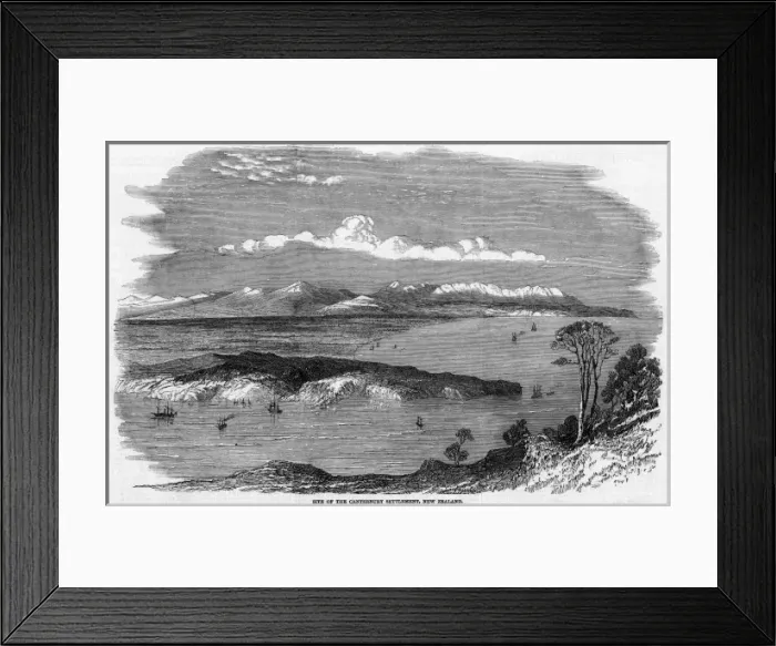 Framed Print : New Zealand Canterbury Framed Print : New Zealand Canterbury