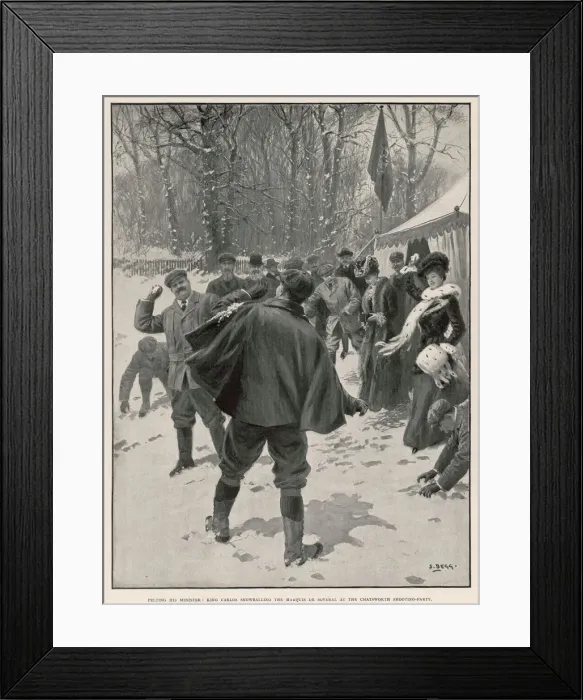 Framed Print : Carlos I at Chatsworth Framed Print : Carlos I at Chatsworth