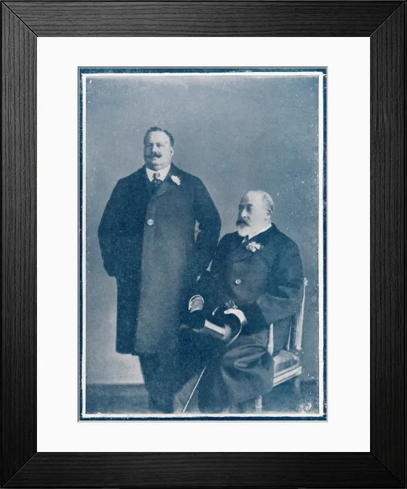 Framed Print : Kings Edward Vii / Carlos Framed Print : Kings Edward Vii / Carlos