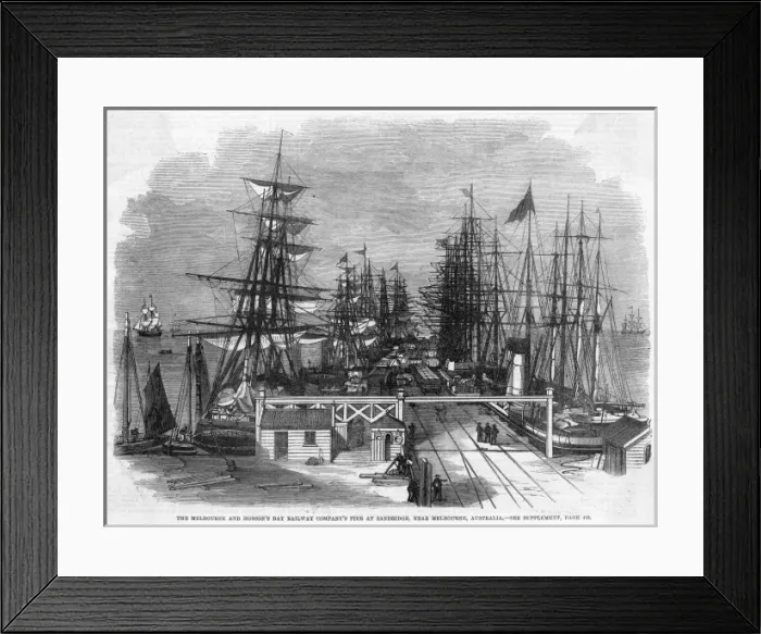 Framed Print : Australia Melbourne Framed Print : Australia Melbourne