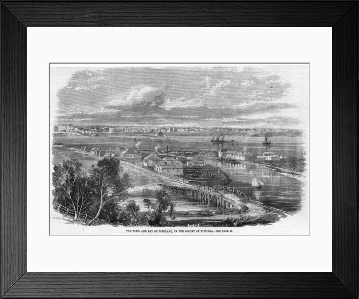 Framed Print : Australia Portland Framed Print : Australia Portland