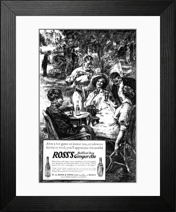 Framed Print : Rosss ginger ale Framed Print : Rosss ginger ale