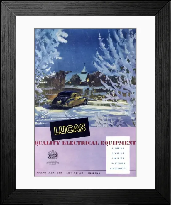 Framed Print : Lucas Electrics Framed Print : Lucas Electrics