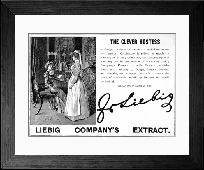 Framed Print : Liebig extract Framed Print : Liebig extract
